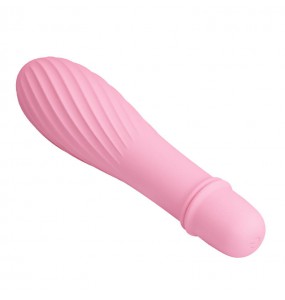 PRETTY LOVE - Screw Thread Vibrator Stick (Battery - Pink)